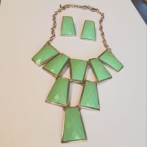 Necklace and earring set